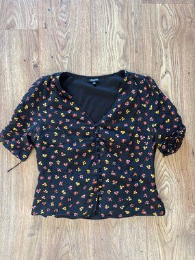 Madewell Black Blouse
